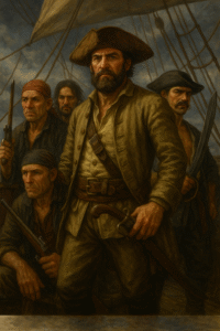 Der Piratenkönig und seine Mannschaft